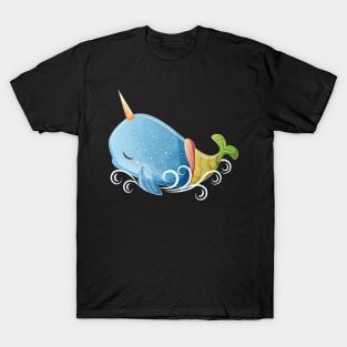 baby whale unicorn mermaid T-Shirt